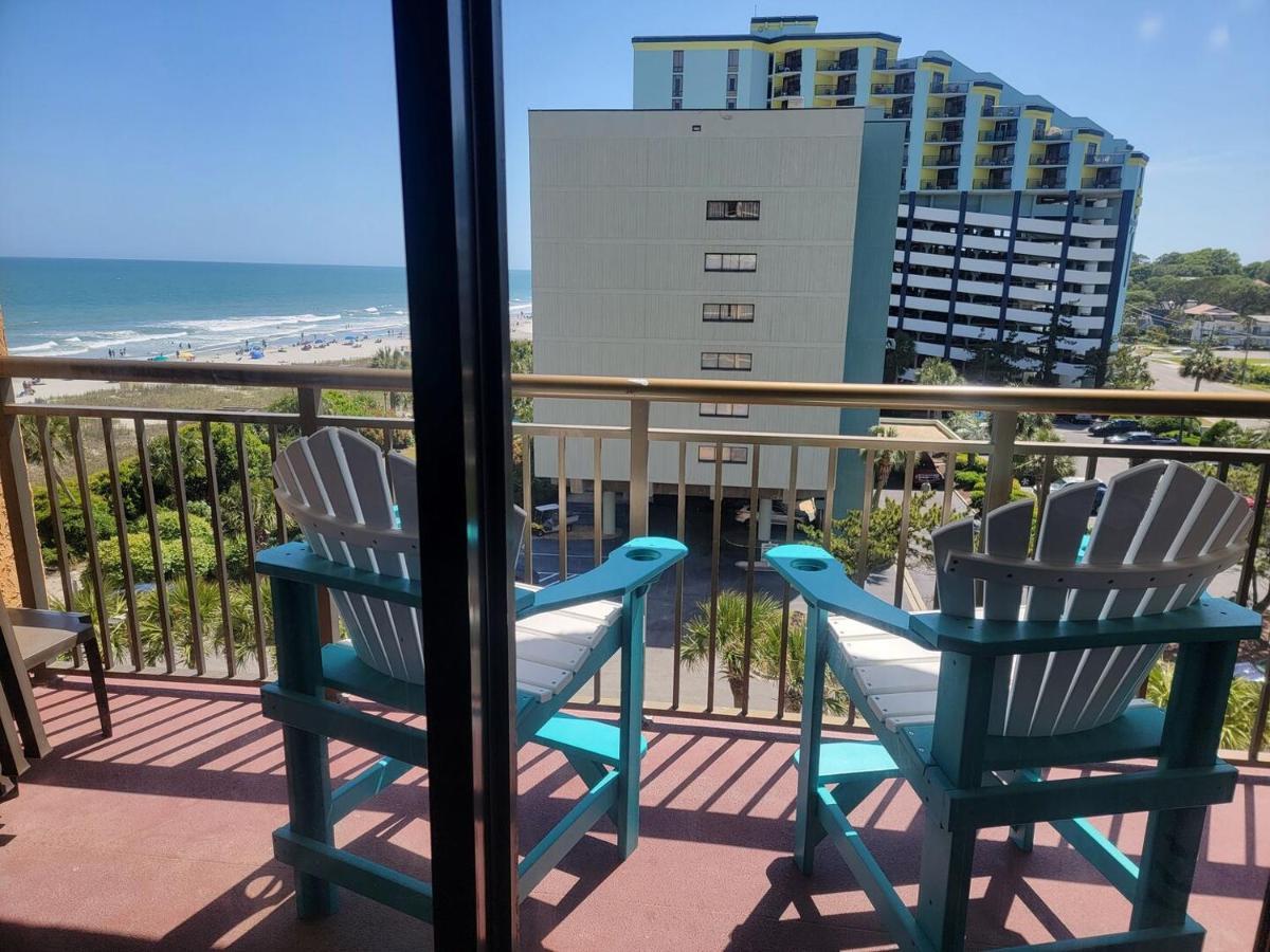 Ocean View King Suite With Modern Decor And Accents - Caravelle Resort 605 Sleeps 4 Guests マートルビーチ エクステリア 写真